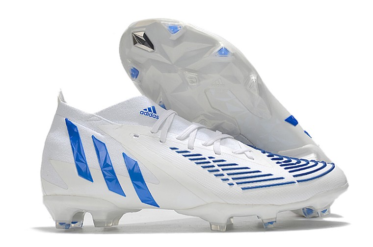 Adidas Predator Edge.1 FG - blanc bleu